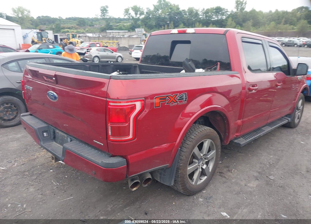 2015 FORD F-150 LARIAT VIN: 1FTEW1EF0FFB54477