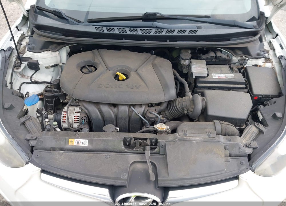 2016 HYUNDAI ELANTRA VIN: 5NPDH4AE1GH665563