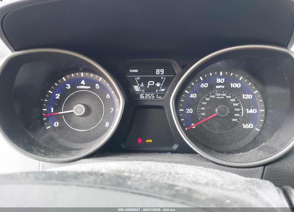 2016 HYUNDAI ELANTRA VIN: 5NPDH4AE1GH665563
