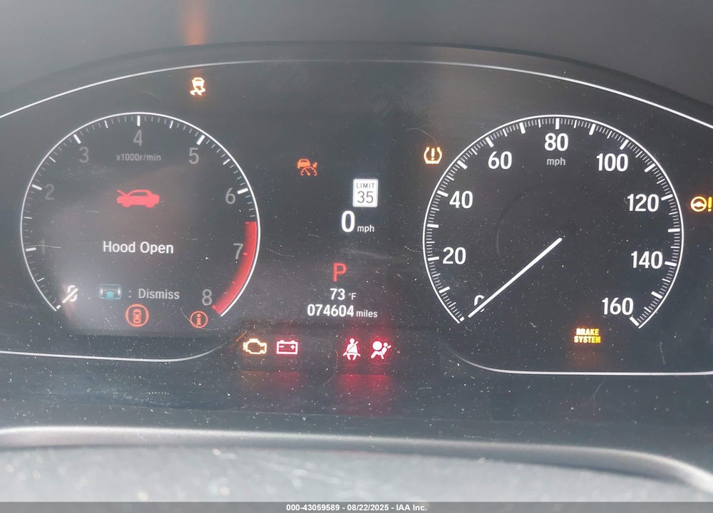2022 HONDA ACCORD VIN: 1HGCV1F37NA063265