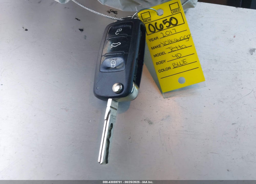 2017 VOLKSWAGEN JETTA VIN: 3VW2B7AJ9HM411342