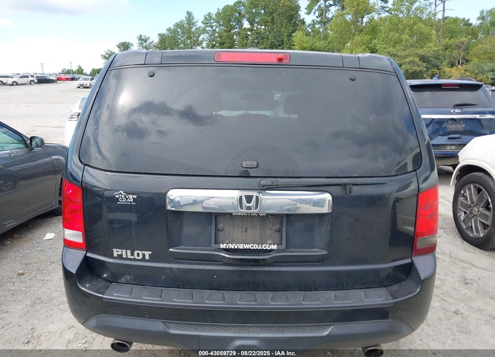 2013 HONDA PILOT VIN: 5FNYF3H53DB043290