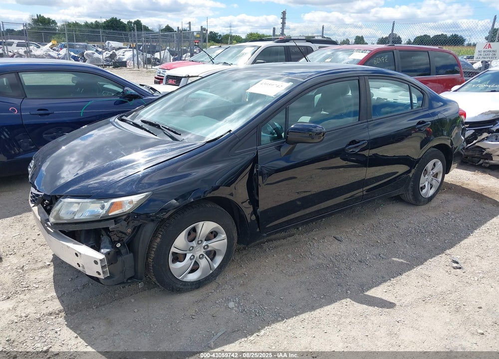 2014 HONDA CIVIC VIN: 19XFB2F57EE252409