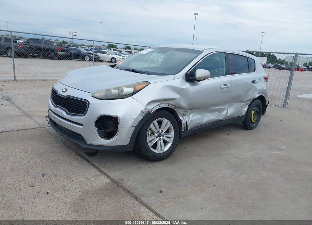 2018 KIA SPORTAGE LX VIN: KNDPM3AC2J7341244