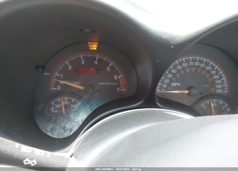 2003 PONTIAC GRAND AM GT VIN: 1G2NW52E43C247085