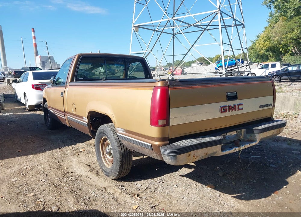 1989 GMC SIERRA C1500 VIN: 1GTDC14K5KZ529078