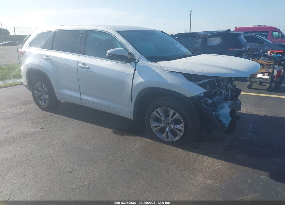 2016 TOYOTA HIGHLANDER LE PLUS V6 VIN: 5TDZKRFH9GS121703