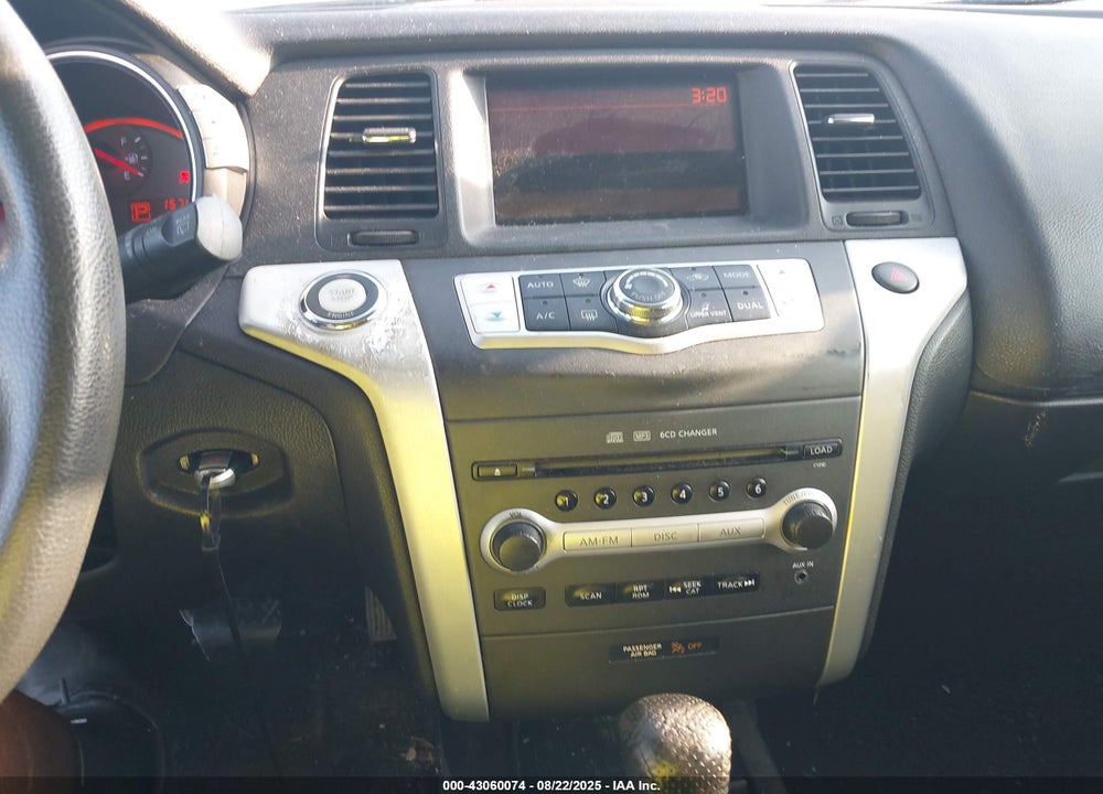 2009 NISSAN MURANO S VIN: JN8AZ18W79W151778
