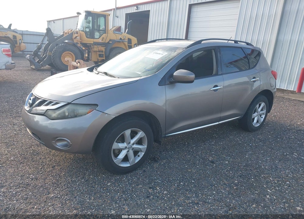 2009 NISSAN MURANO S VIN: JN8AZ18W79W151778