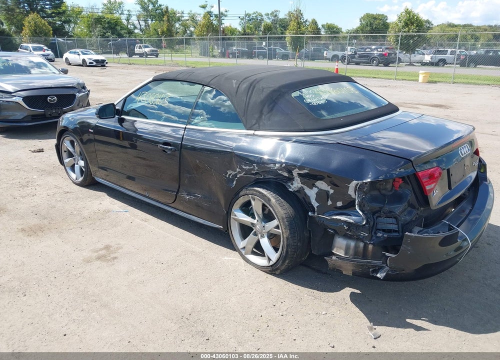 2012 AUDI A5 VIN: WAUWFAFH9CN008243