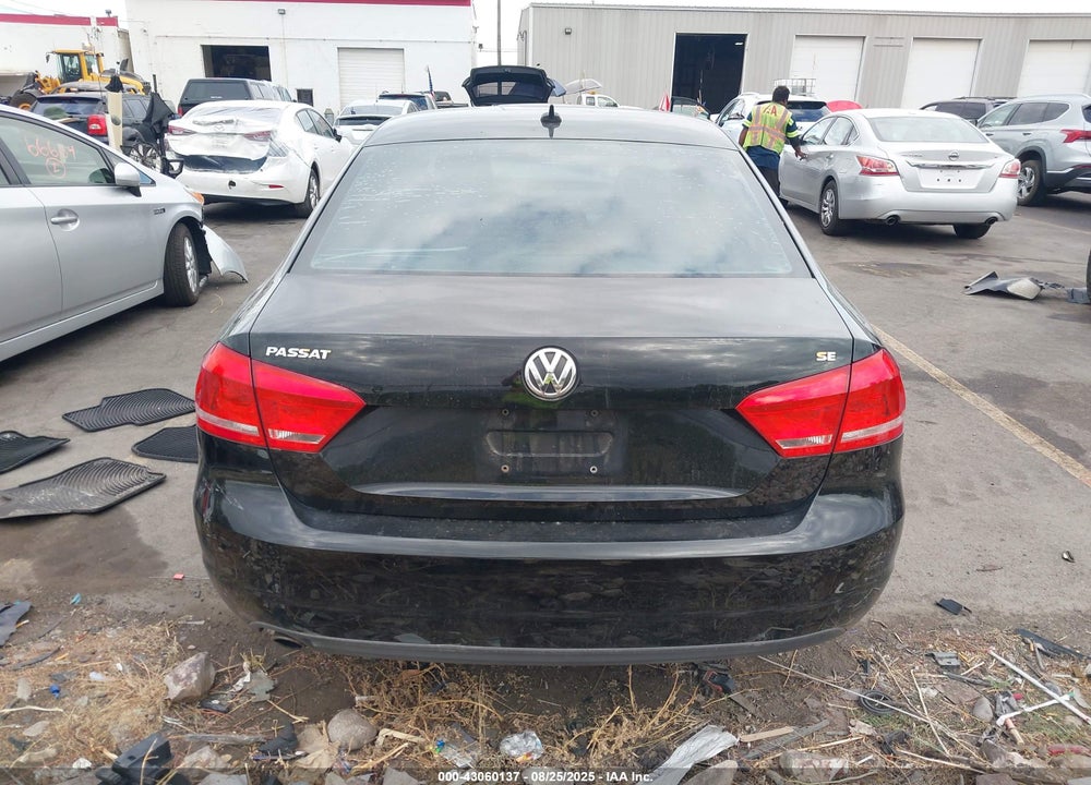 2012 VOLKSWAGEN PASSAT VIN: 1VWBP7A34CC041592