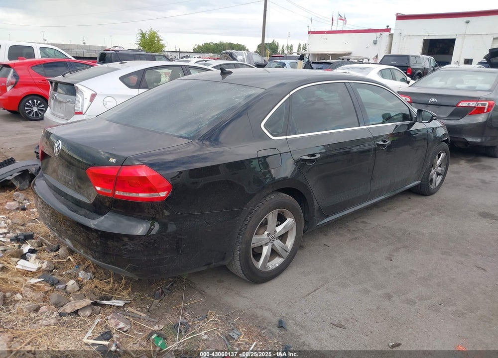 2012 VOLKSWAGEN PASSAT VIN: 1VWBP7A34CC041592
