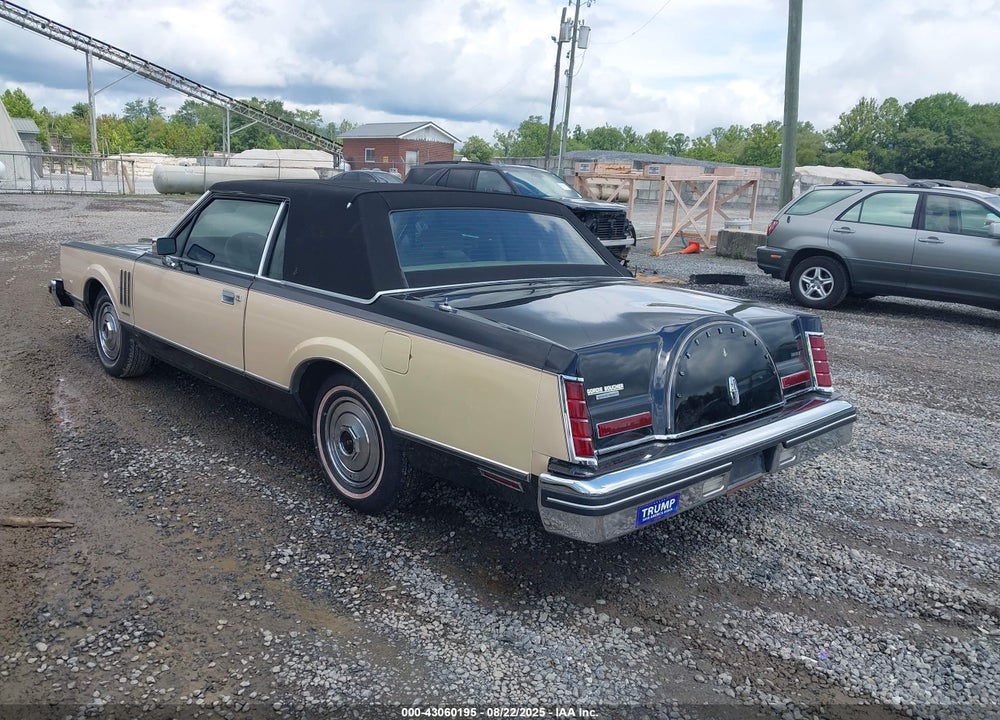 1983 LINCOLN MARK VI VIN: 1MRBP98F4DY699705