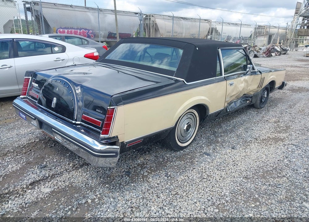 1983 LINCOLN MARK VI VIN: 1MRBP98F4DY699705