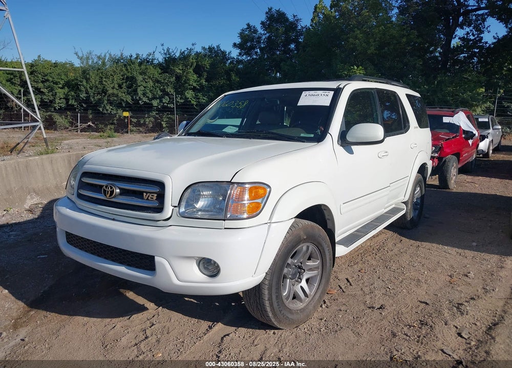 2003 TOYOTA SEQUOIA LIMITED V8 VIN: 5TDBT48A43S198586