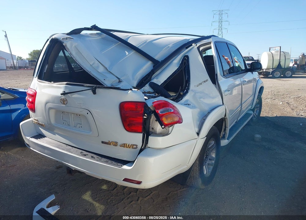 2003 TOYOTA SEQUOIA LIMITED V8 VIN: 5TDBT48A43S198586
