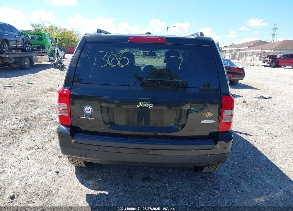 2017 JEEP PATRIOT VIN: 1C4NJPFB7HD183616