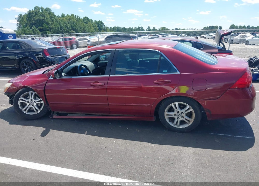 2007 HONDA ACCORD 2.4 EX VIN: 1HGCM56707A207531