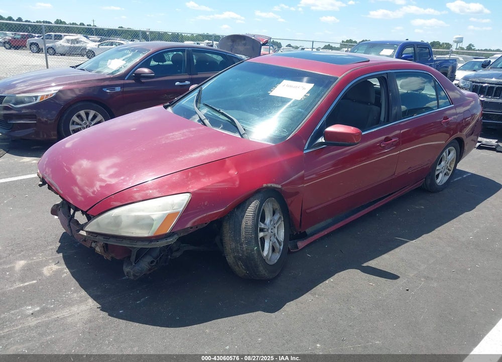 2007 HONDA ACCORD 2.4 EX VIN: 1HGCM56707A207531