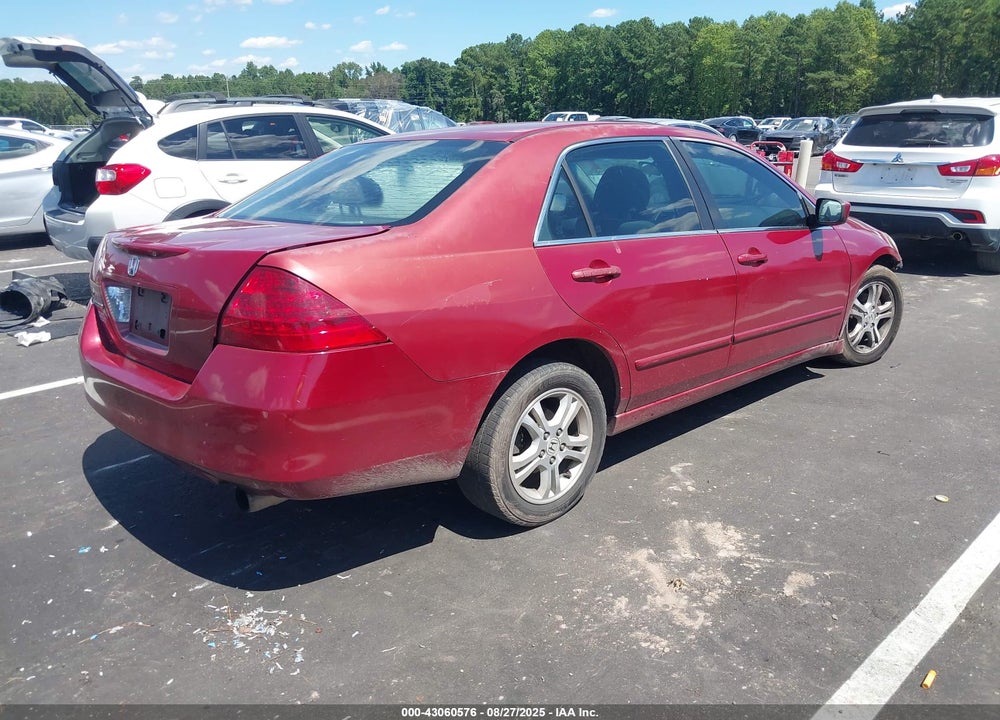 2007 HONDA ACCORD 2.4 EX VIN: 1HGCM56707A207531