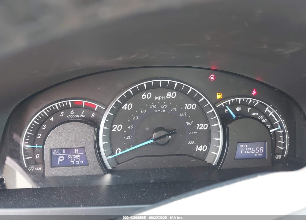 2012 TOYOTA CAMRY VIN: 4T1BF1FK3CU533166
