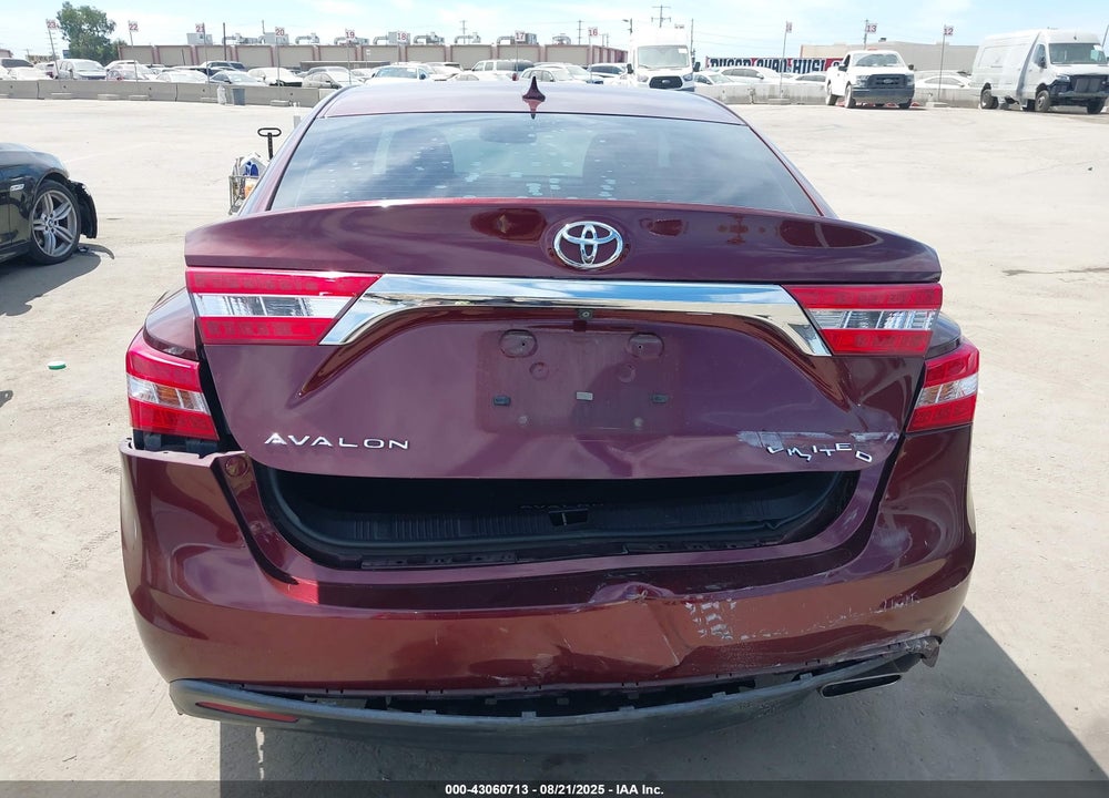 2013 TOYOTA AVALON VIN: 4T1BK1EBXDU043645