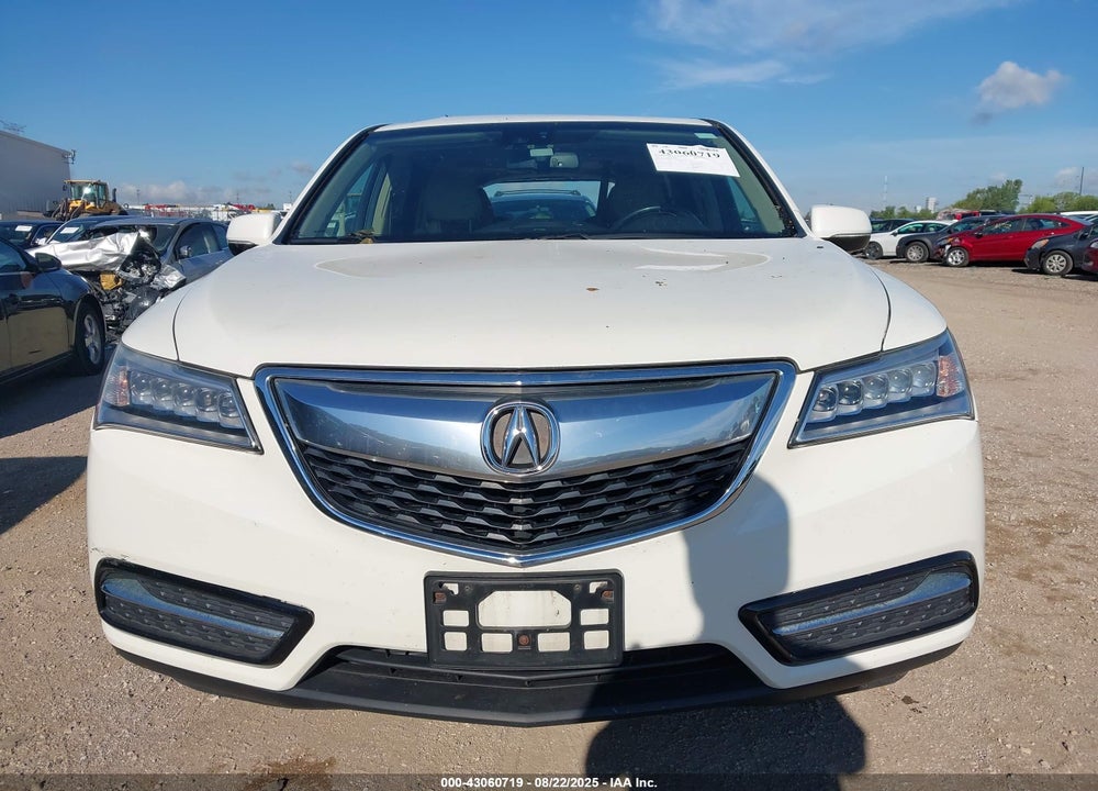 2014 ACURA MDX VIN: 5FRYD4H42EB022661
