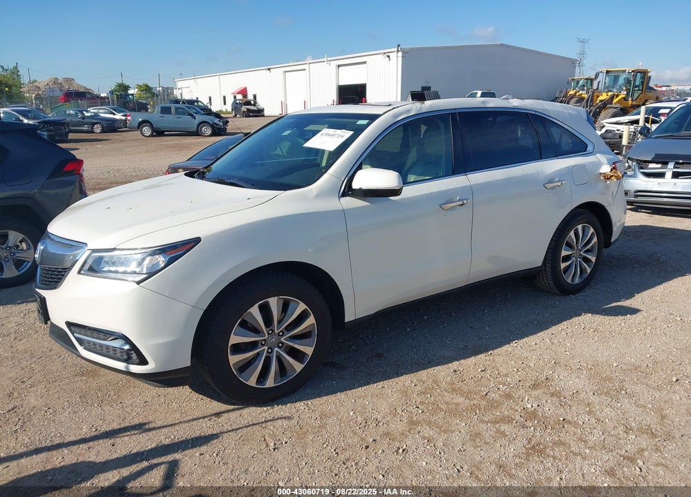 2014 ACURA MDX VIN: 5FRYD4H42EB022661