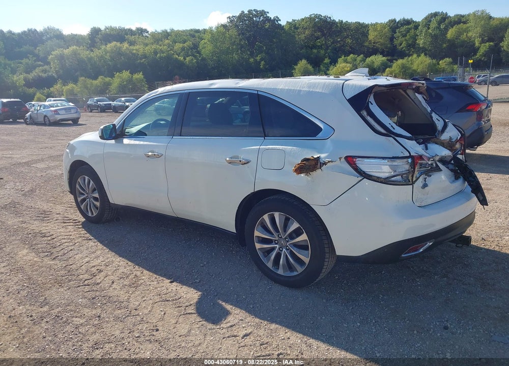 2014 ACURA MDX VIN: 5FRYD4H42EB022661