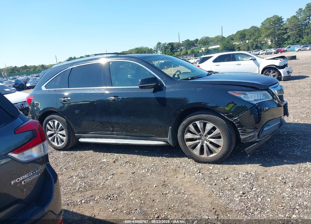 2015 ACURA MDX VIN: 5FRYD4H48FB010113