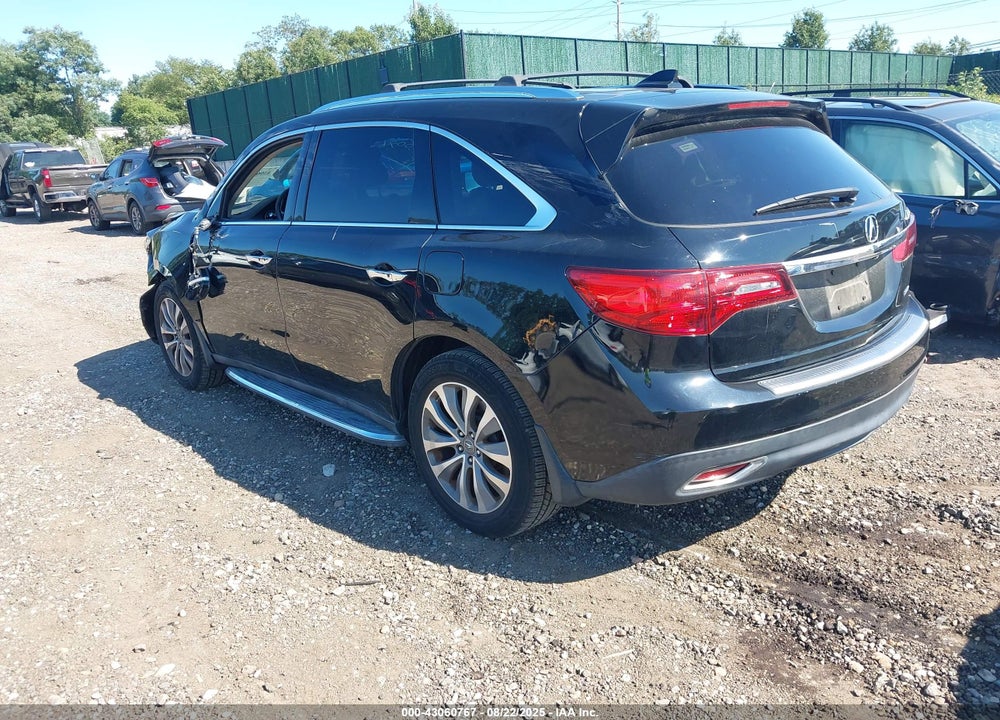 2015 ACURA MDX VIN: 5FRYD4H48FB010113