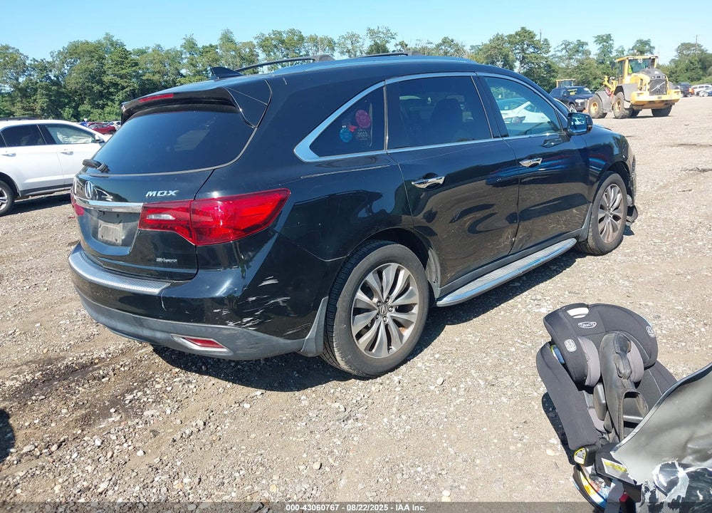 2015 ACURA MDX VIN: 5FRYD4H48FB010113