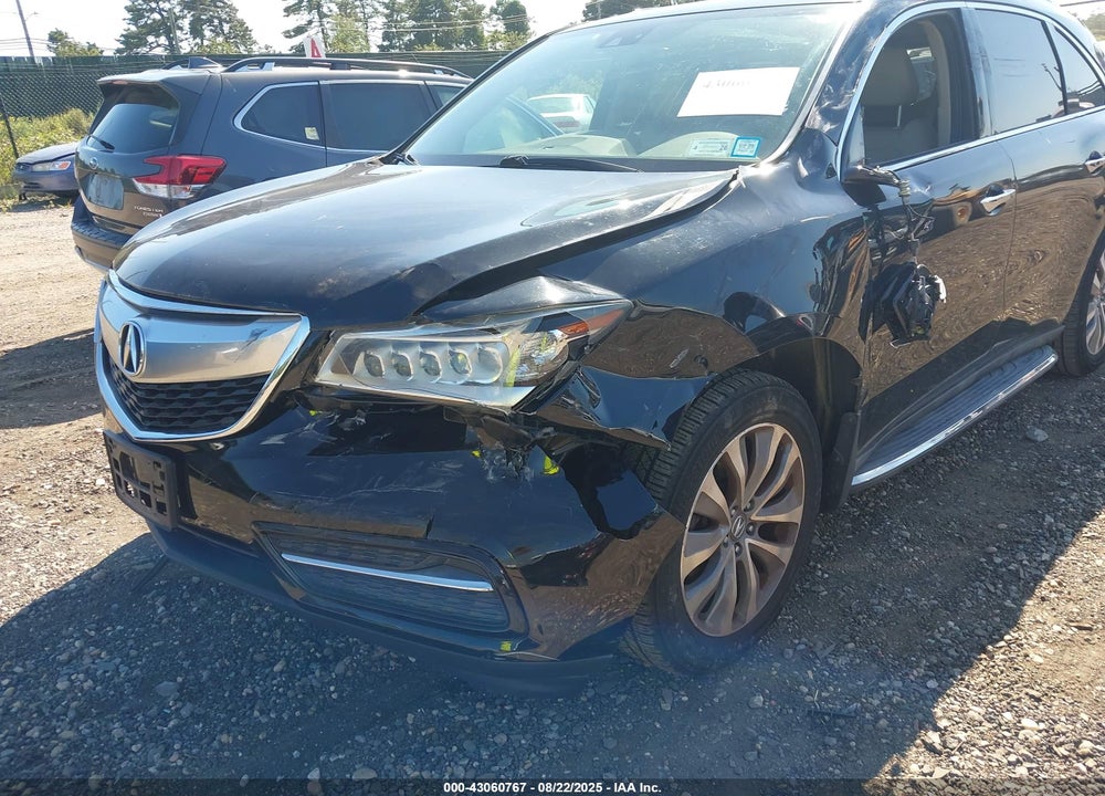 2015 ACURA MDX VIN: 5FRYD4H48FB010113
