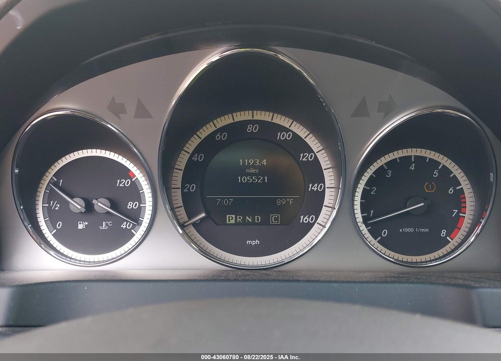 2010 MERCEDES-BENZ C CLASS VIN: WDDGF5EB6AR118206