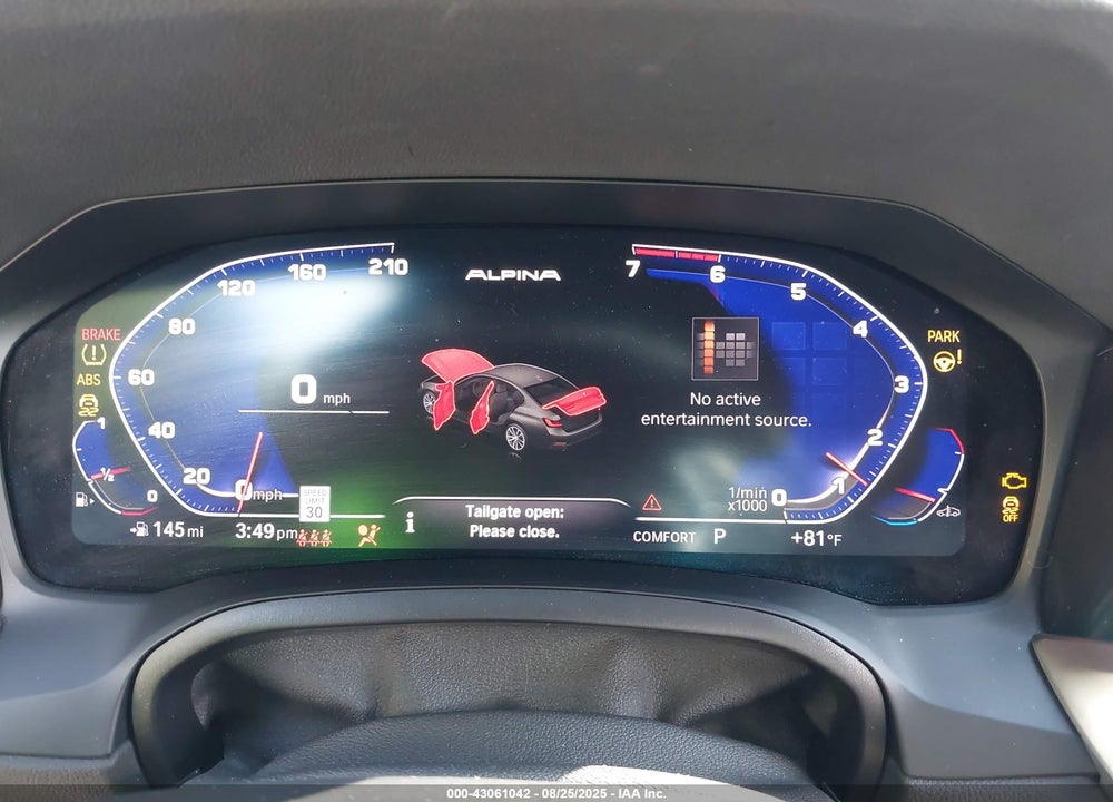 2020 BMW 3 SERIES VIN: 3MW5R7J03L8B27626