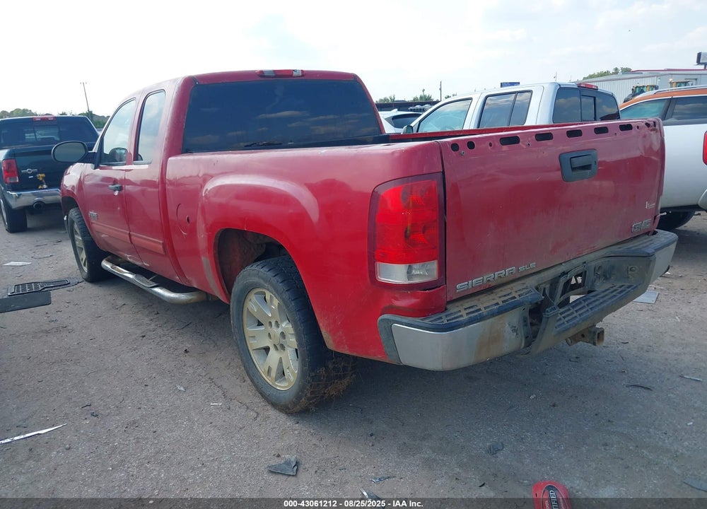 2007 GMC SIERRA 1500 SLE1 VIN: 2GTEC19J971628670