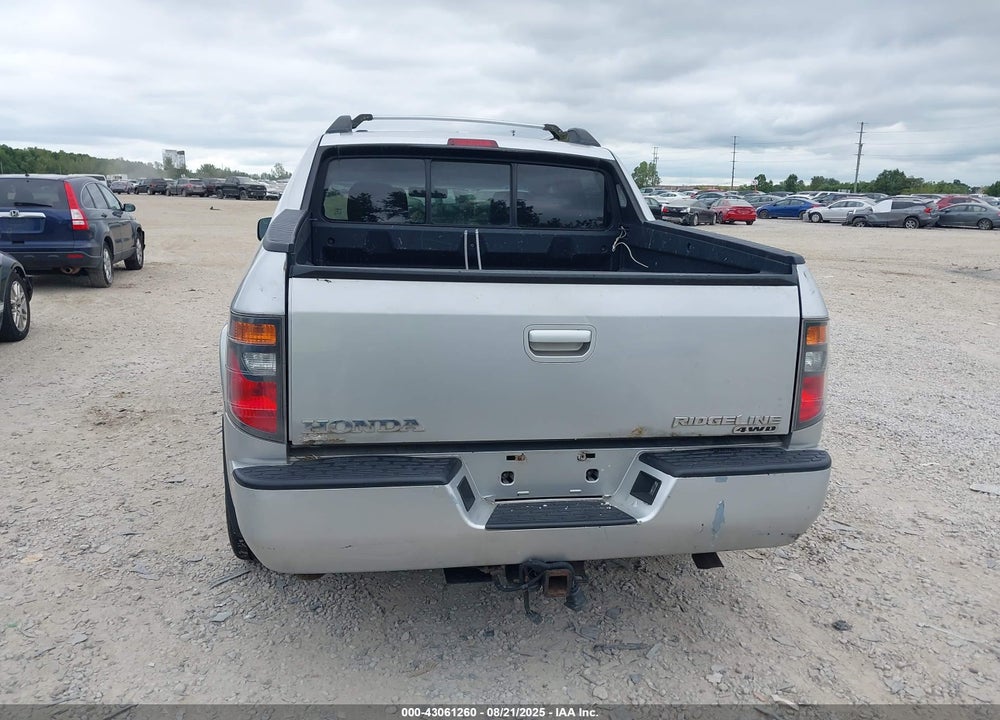 2008 HONDA RIDGELINE RTL VIN: 2HJYK16568H502424
