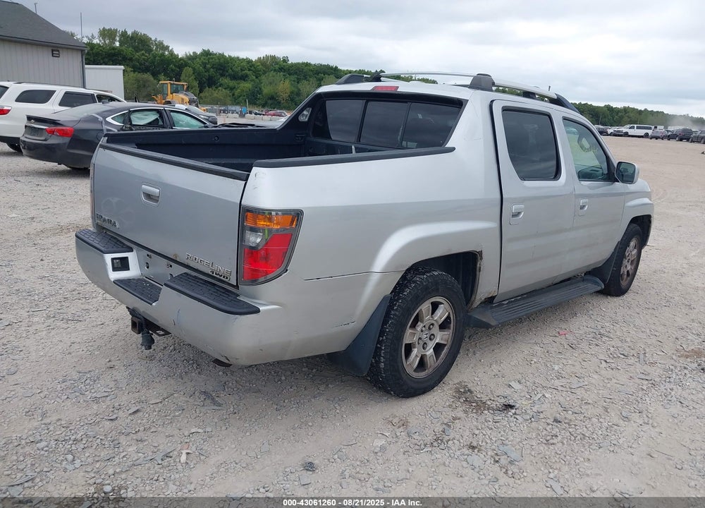 2008 HONDA RIDGELINE RTL VIN: 2HJYK16568H502424