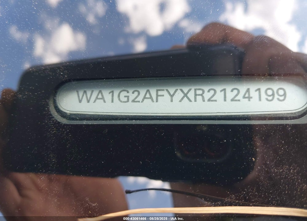 2024 AUDI Q5 VIN: WA1G2AFYXR2124199