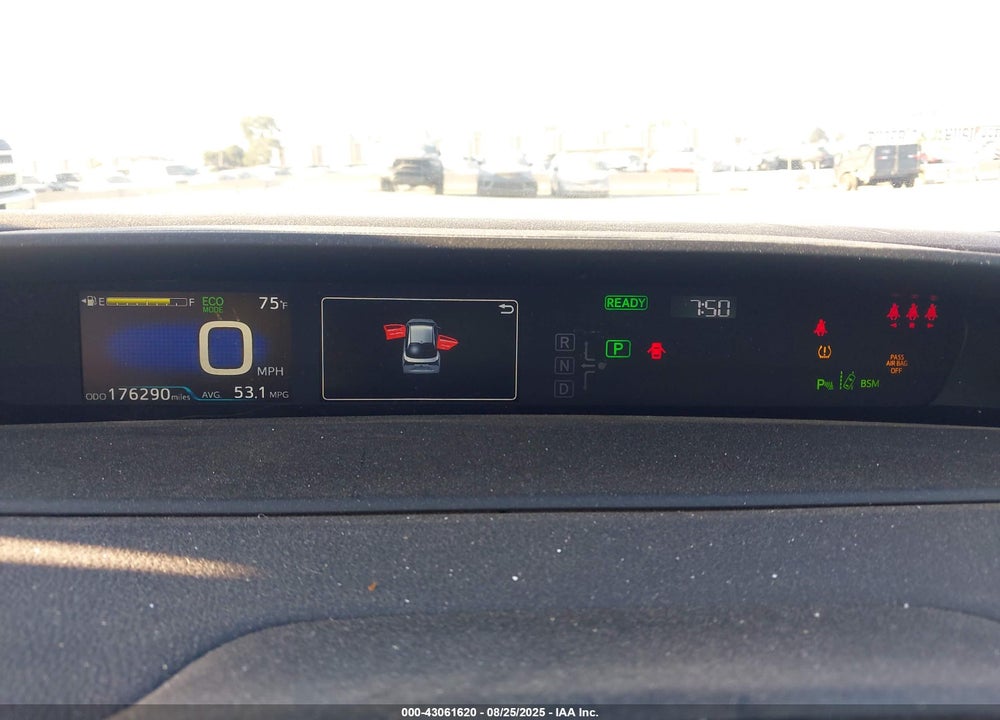 2019 TOYOTA PRIUS VIN: JTDKARFU6K3069524