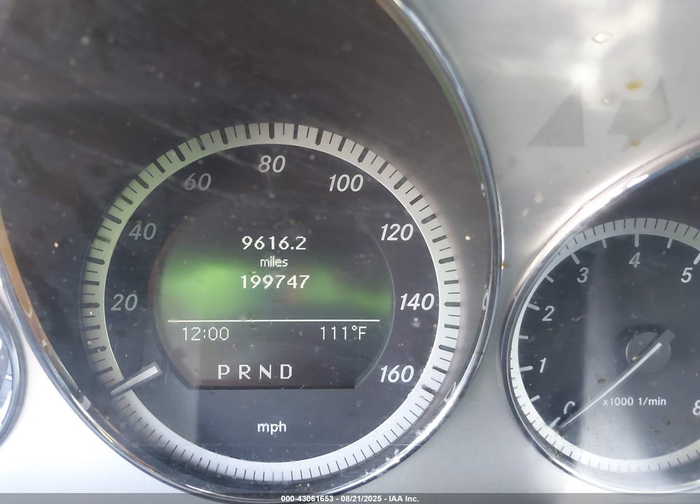 2011 MERCEDES-BENZ C CLASS VIN: WDDGF5EBXBF633146