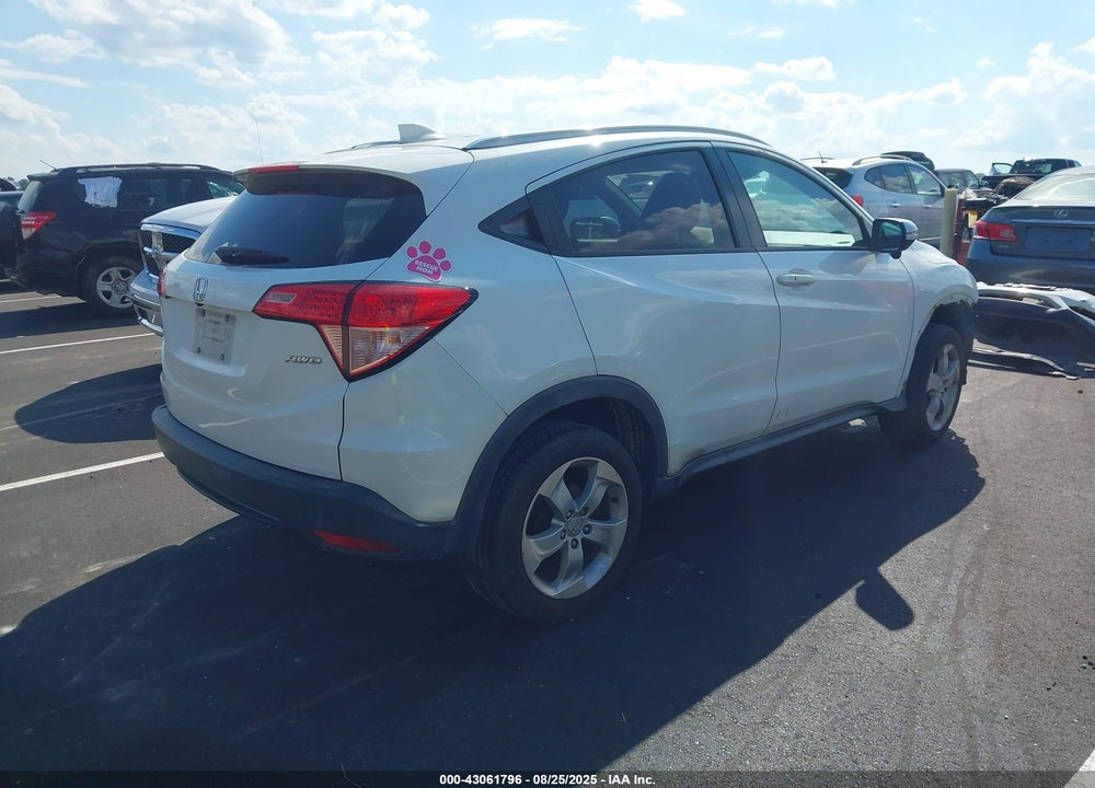2016 HONDA HR-V VIN: 3CZRU6H71GM711465