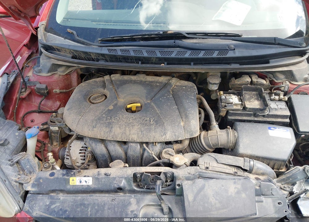 2012 HYUNDAI ELANTRA VIN: KMHDH4AE7CU249139