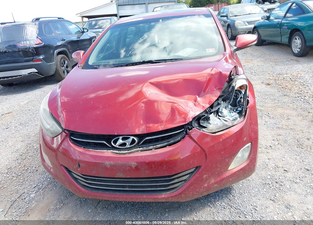 2012 HYUNDAI ELANTRA VIN: KMHDH4AE7CU249139