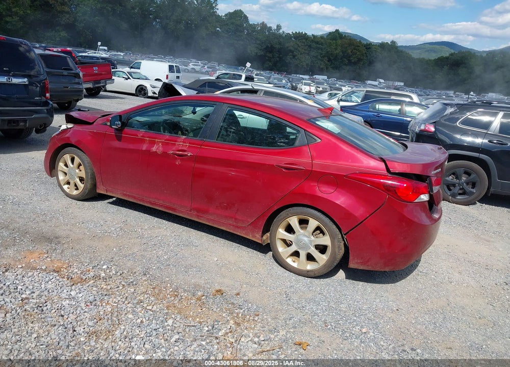 2012 HYUNDAI ELANTRA VIN: KMHDH4AE7CU249139