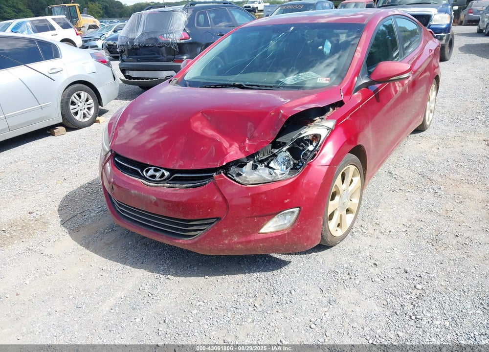 2012 HYUNDAI ELANTRA VIN: KMHDH4AE7CU249139