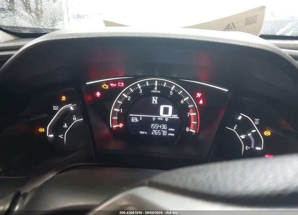 2016 HONDA CIVIC VIN: 2HGFC2F57GH524284