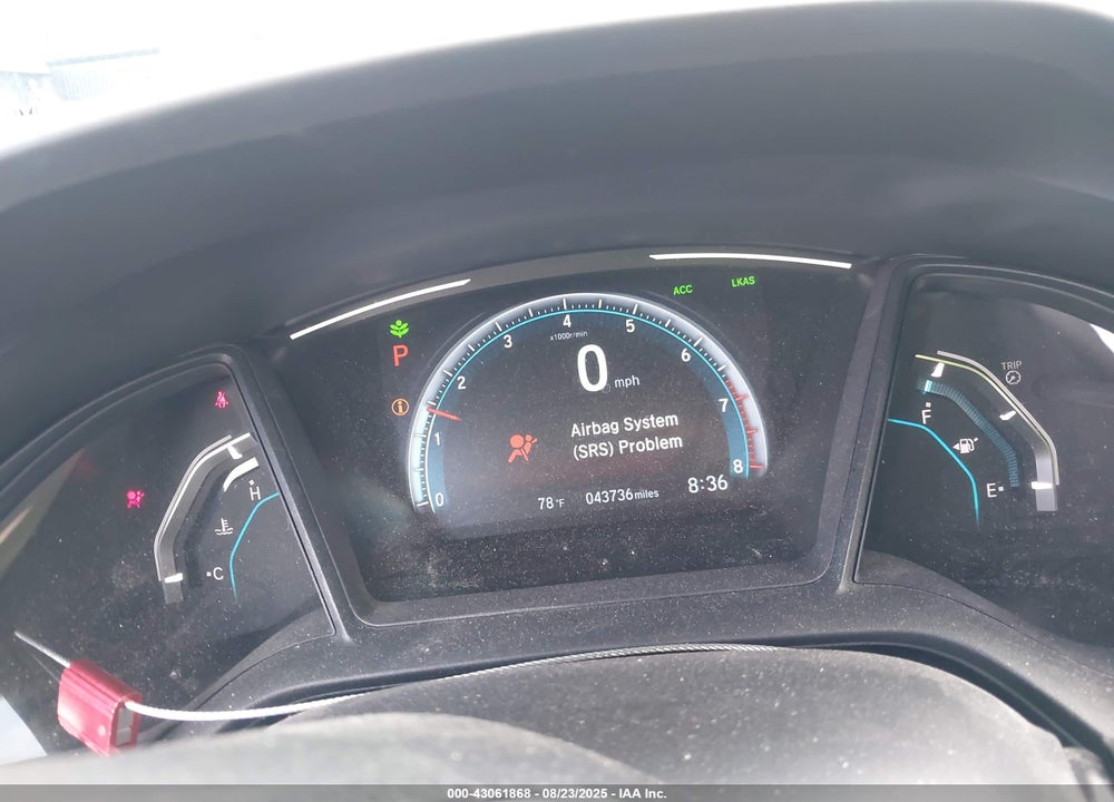 2019 HONDA CIVIC VIN: 2HGFC2F65KH602580
