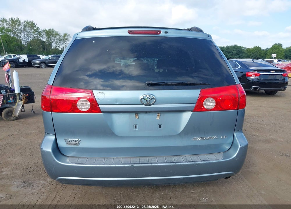 2008 TOYOTA SIENNA LE VIN: 5TDZK23C88S148277