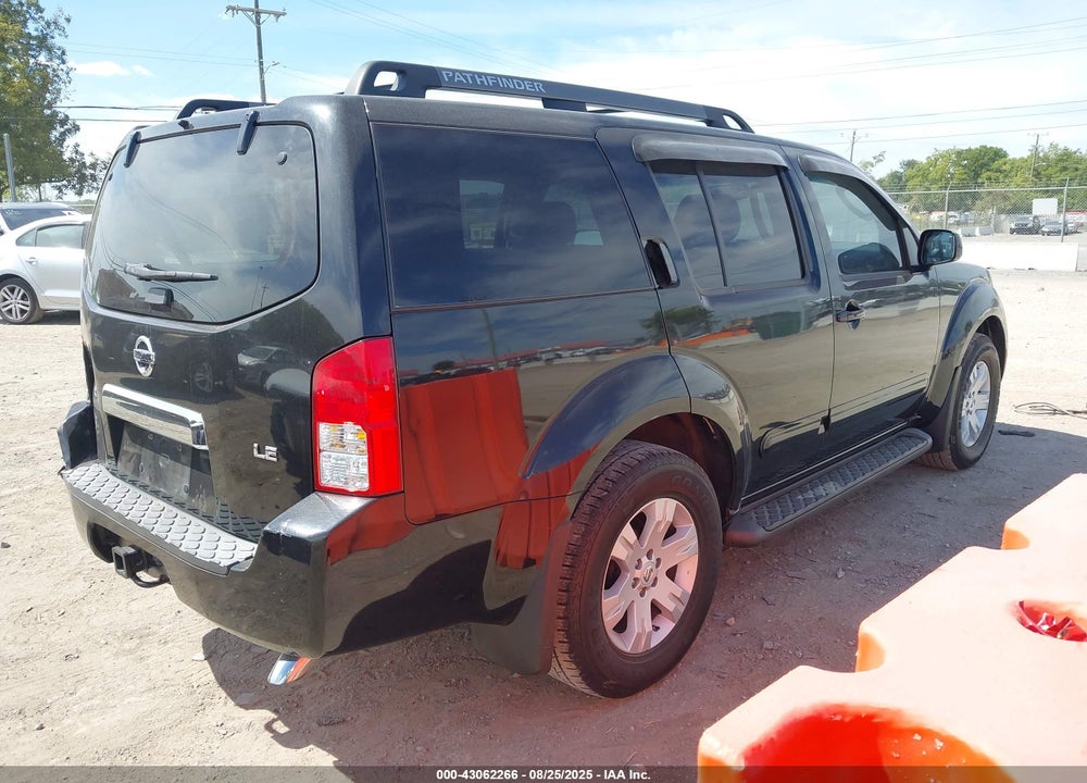 2006 NISSAN PATHFINDER LE VIN: 5N1AR18U16C628112
